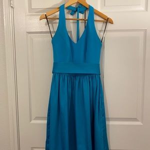 White by Vera Wang Short Halter Bridesmaid Dress